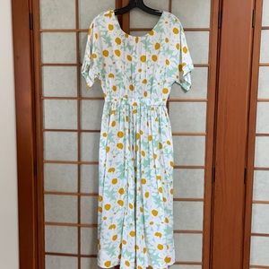 Madewell A-line midi length dress